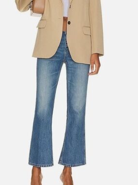 Re/Done Cropped Kick Flare Jeans